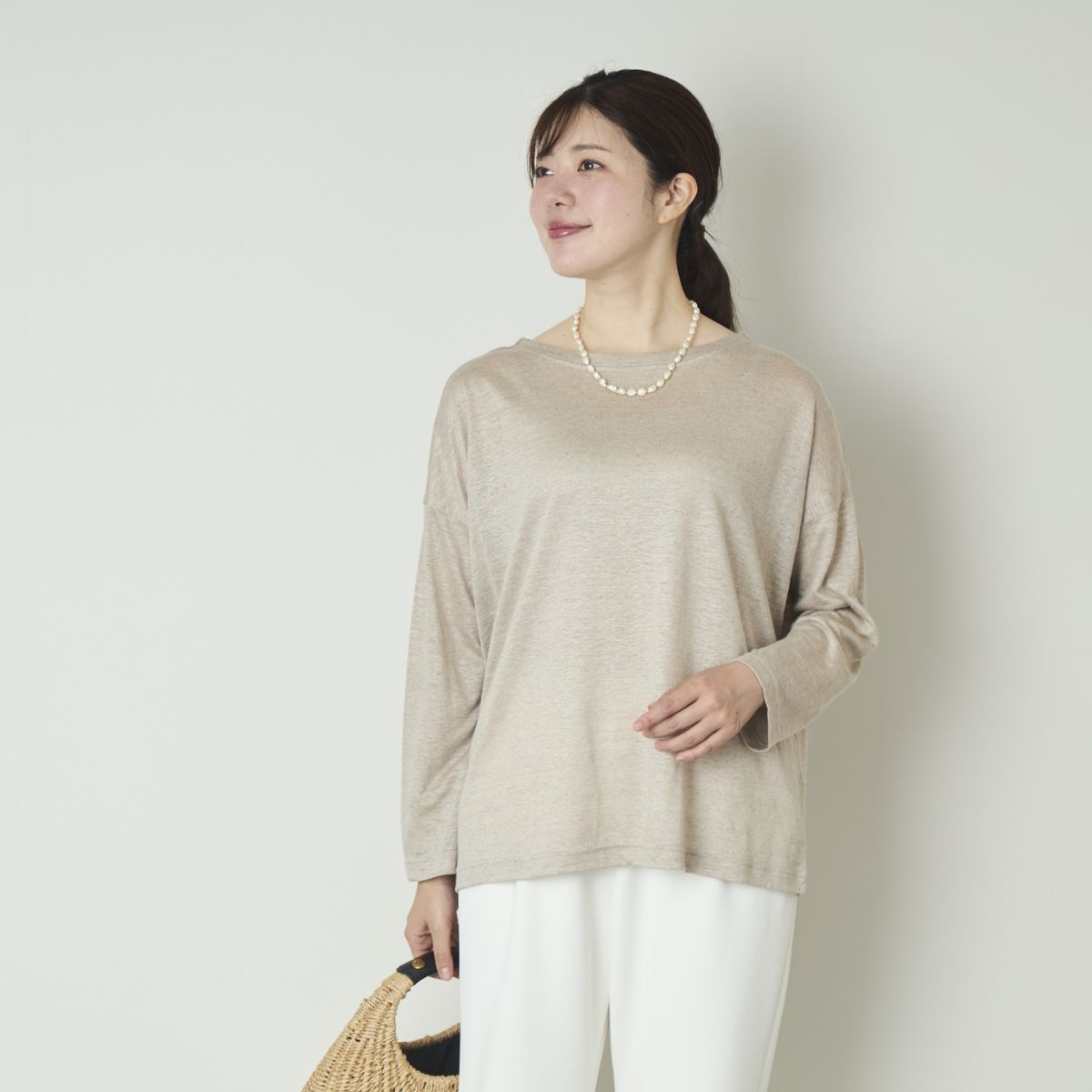 DAYS/プルミエルリネン天竺プルオーバー